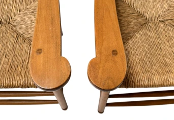 Two Art Nouveau Brabant Club Chairs or Easy Chairs by Willem Penaat, 1900s